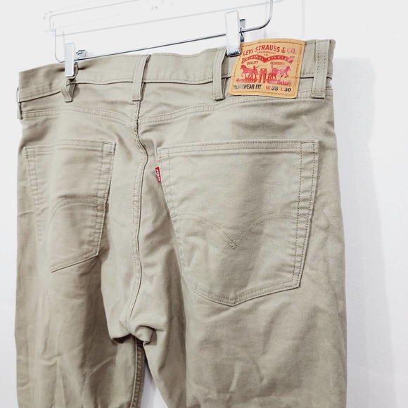 Levi's Workwear Men's Jeans Timberwolf Canvas 5-Pocket Size W38 L30 - Picture 6 of 14